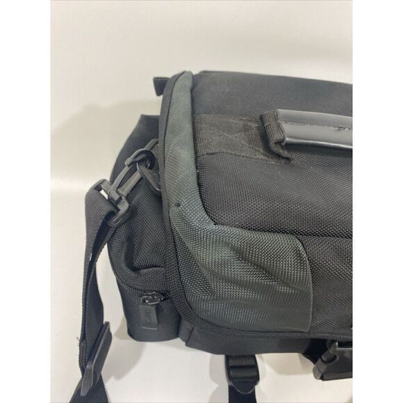 Canon Rebel Nylon Padded Camera Equipment Bag Strap + Pockets 14" x 8" x 8.5" - Picture 2 of 16